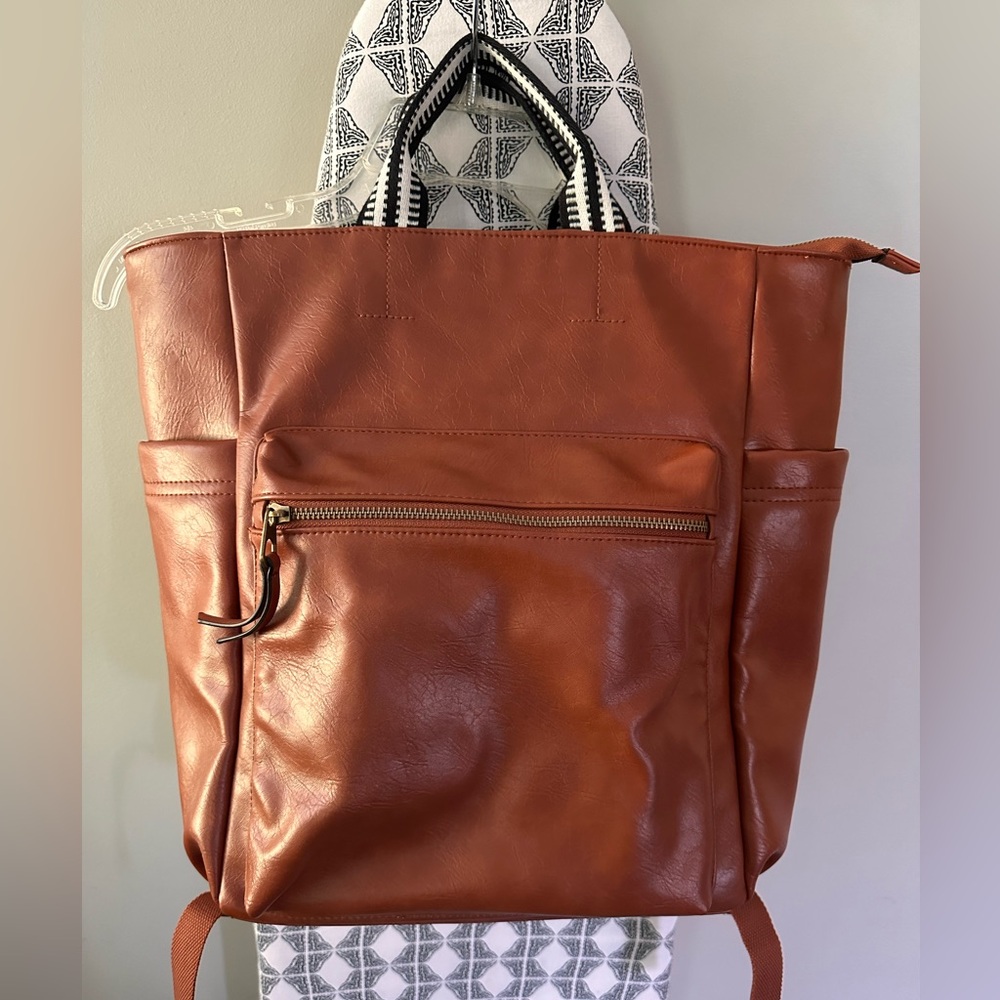 Women’s Universal Thread Square Convertible Backpack — Brown